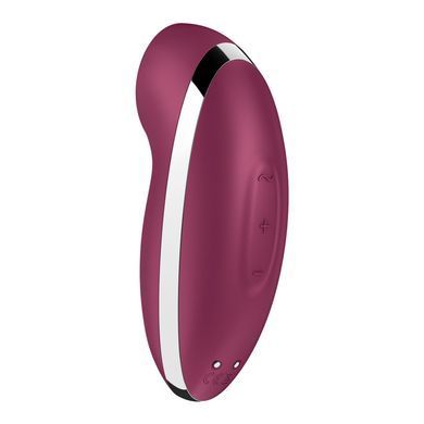 Вибростимулятор-пульсатор с эффектом постукивания пальцем Satisfyer Tap & Climax 2 Red картинка