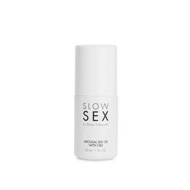 Збуджуюча олія для клітора Bijoux Indiscrets SLOW SEX Arousal Sex Oil CBD (30 мл) зображення