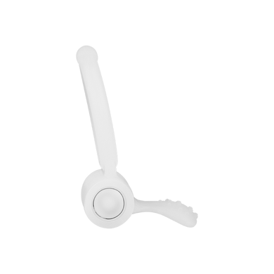 Эрекционное виброкольцо с язычком Dorcel Power Clit White PHOSPHO (светится в темноте) картинка
