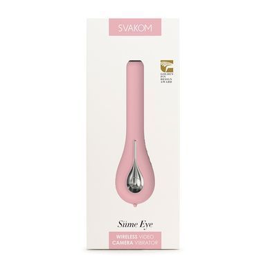 Интеллектуальный вибратор с камерой Svakom Siime Eye Pale Pink (диаметр 2,5 см) картинка