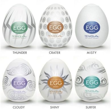 Набор мастурбаторов-яиц Tenga Egg Hard Boild Pack (6 яиц) картинка