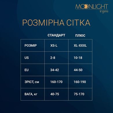 Сукня у велику сітку Moonlight Model 17 Black, розмір XS-L зображення