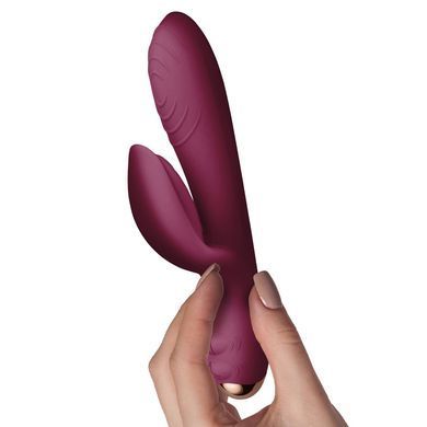 Вибратор - кролик Rocks Off Every Girl Burgundy с разноцветной LED-подсветкой картинка