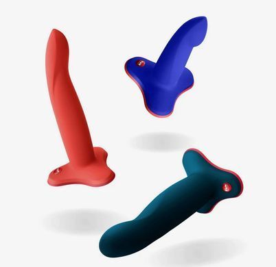 Фаллоимитатор для точки G на присоске Fun Factory LIMBA FLEX Electric Blue, размер S (диаметр 3 см) картинка