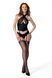 Корсет з зав'язкою на шиї + трусики Passion KESMINA CORSET black, розмір L/XL картинка 5