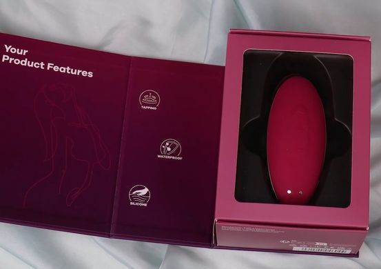 Вибростимулятор-пульсатор с эффектом постукивания пальцем Satisfyer Tap & Climax 2 Red картинка