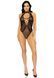 Ажурне боді з імітацією шнурівки Leg Avenue Net and lace halter bodysuit OS Black картинка 7