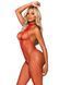 Бодістокінг у велику сітку з доступом Leg Avenue Racer neck bodystocking Red картинка 8