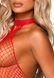 Бодістокінг у велику сітку з доступом Leg Avenue Racer neck bodystocking Red картинка 5