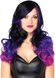 Перука довга Leg Avenue Allure Multi Color Wig Black/Purple, чорно-фіолетова картинка 3