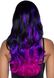 Перука довга Leg Avenue Allure Multi Color Wig Black/Purple, чорно-фіолетова картинка 2