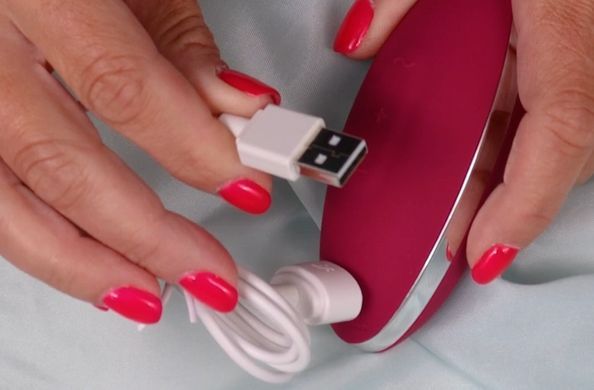 Вибростимулятор-пульсатор с эффектом постукивания пальцем Satisfyer Tap & Climax 2 Red картинка