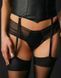 Корсет з зав'язкою на шиї + трусики Passion KESMINA CORSET black, розмір L/XL картинка 11