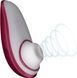 Вакуумний стимулятор для клітора Womanizer Liberty Red (магнітний корпус) зображення