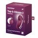 Вибростимулятор-пульсатор с эффектом постукивания пальцем Satisfyer Tap & Climax 2 Red картинка 12