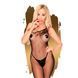 Бодістокінг на одне плече Penthouse Fancy Dope Black, розмір XL картинка 1