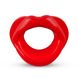 Силиконовая капа-расширитель для рта в форме губ XOXO Blow Me A Kiss Mouth Gag Red (капа-губы) картинка 1