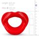 Силиконовая капа-расширитель для рта в форме губ XOXO Blow Me A Kiss Mouth Gag Red (капа-губы) картинка 4