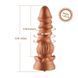 Силіконовий дилдо на присосці Hismith Spiral Grain Silicone Dildo Monster Series (діаметр 2,7 см) картинка 3