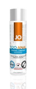 Анальный лубрикант на водной основе JO ANAL H2O - WARMING, согревающий (120 мл) картинка