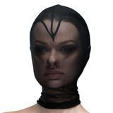 Фото Маска - серце сітчаста із повністю закритим обличчям Feral Feelings Hearts Mask Black/Black, чорна