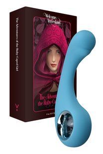 Вібратор для точки G FairyGasm BraveryAward blue (діаметр 2,6 см) зображення
