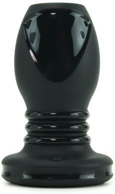Анальний тунель Doc Johnson Platinum Premium Silicone The Stretch Medium Black (діаметр 5,1 см) зображення