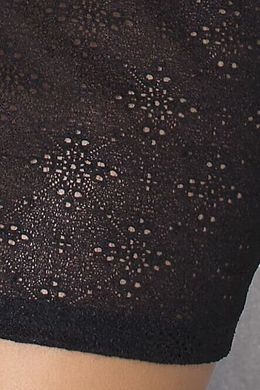 Полупрозрачная ночная сорочка Passion CAROLYN CHEMISE черная 4XL/5XL картинка