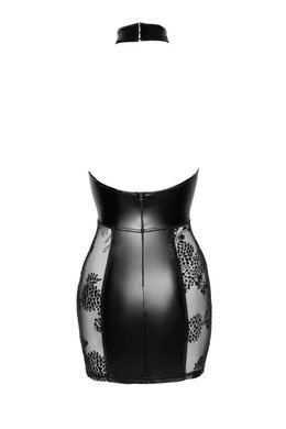 Платье с сетчатыми вставками Noir Handmade F238 Short tulle dress with powerwetlook inserts, размер S картинка