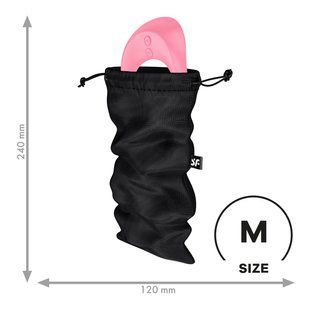 Мішечок для зберігання іграшок Satisfyer Treasure Bag Black, розмір M зображення