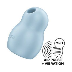Вакуумный стимулятор с вибрацией Satisfyer Pro To Go 1 Blue картинка