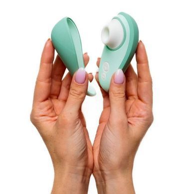 Вакуумний кліторальний стимулятор Womanizer Liberty 2 Sage зображення