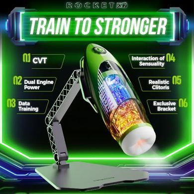 Мастурбатор с вибрацией KISSTOY BANANASOME ROCKET X7 картинка