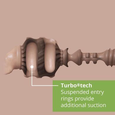 Мастурбатор-вагина Fleshlight Boost Bang, плавные кольца Turbo Tech картинка