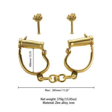 Металеві наручники LOCKINK Love-slave Handcuffs зображення