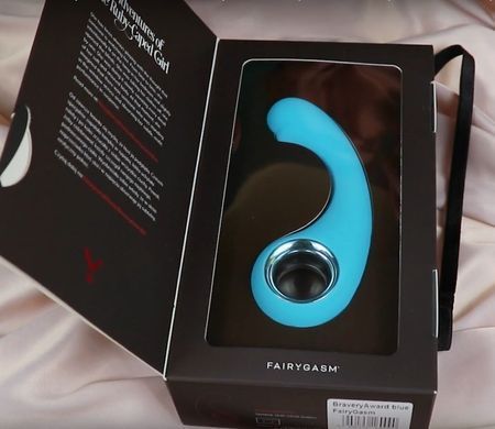 Вібратор для точки G FairyGasm BraveryAward blue (діаметр 2,6 см) зображення