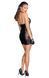 Платье с сетчатыми вставками Noir Handmade F238 Short tulle dress with powerwetlook inserts, размер S картинка 5