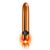 Вібратор з LED-підсвічуванням Rocks Off Havana True Elegance Orange Gold (USB зарядка, довжина 13,5 см) зображення