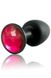 Анальная пробка с красным кристаллом и шариком внутри Dorcel Geisha Plug Ruby M (диаметр 3,2 см) картинка 1