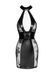 Платье с сетчатыми вставками Noir Handmade F238 Short tulle dress with powerwetlook inserts, размер S картинка 3
