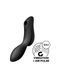 Вакуумный стимулятор с вибрацией Satisfyer Curvy Trinity 2 Black (диаметр 3,8 см) картинка