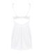 Еротична сорочка Obsessive Amor Blanco underwire chemise & thong white, розмір S/M картинка 4