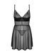 Рубашка и трусики Obsessive Chemeris babydoll & thong, размер XS/S картинка 3