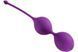 Вагінальні кульки Alive U-Tone Balls Purple (діаметр 3,5 см) зображення