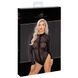 Леопардове боді з рукавами на блискавці Noir Handmade F287 Leopard flock bodysuit with long sleeves, розмір S картинка 9