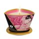 Масажна свічка з афродизіаками Shunga MASSAGE CANDLE Rose Petals троянда (170 мл) картинка 3