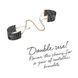 Металеві наручники-браслети Bijoux Indiscrets Desir Metallique Handcuffs Black картинка 6