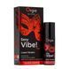 Рідкий вібратор їстівний Orgie Sexy Vibe! Hot, вібрація 8/10, зі смаком полуниці (15 мл) картинка 1
