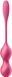 Вагінальні смарт-кульки з вібрацією та пультом ДК Satisfyer Love Birds 2 Connect App Red (86 г) картинка 4