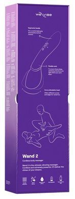 Смарт-вібромасажер We-Vibe Wand 2 Purple (діаметр 5,5 см) зображення
